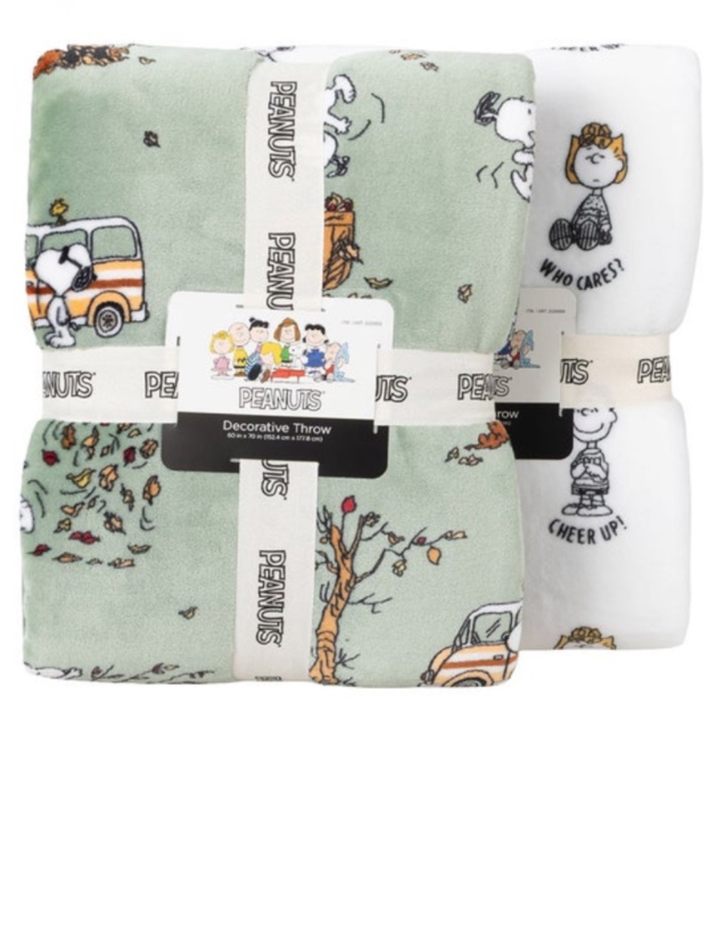 Peanuts Printed VelvetLoft Throw